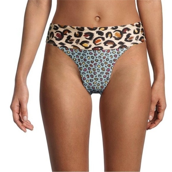 FARM Rio Other - Farm Rio Multi-Colored Leopard Bikini Bottom Size XS